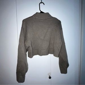 Wilfred Free Crop Mockneck Knit Sweater